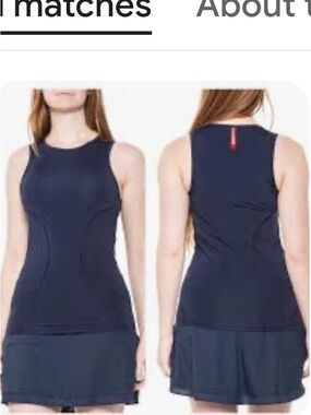 GFORE Women’s Navy Athletic Tank Top